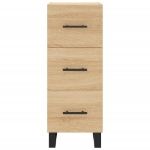 Credenza Rovere Sonoma 34,5x34x180 cm in Legno Multistrato