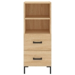 Credenza Rovere Sonoma 34,5x34x180 cm in Legno Multistrato