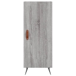 Credenza Grigio Sonoma 34,5x34x180 cm in Legno Multistrato