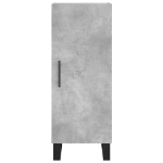 Credenza Grigio Cemento 34,5x34x180 cm in Legno Multistrato