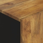 Credenza con 2 Ante 90x33x75 cm in Legno Massello di Mango