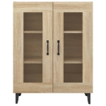 Credenza Rovere Sonoma 69,5x34x90 cm in Legno Multistrato