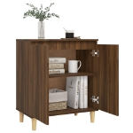 Credenza Rovere Marrone 60x35x70 cm in Legno Ingegnerizzato