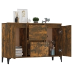 Credenza Rovere Fumo 104x35x70 cm in Legno Multistrato