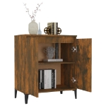 Credenza Rovere Fumo 60x35x70 cm in Legno Multistrato