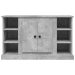 Credenza Grigio Cemento 100x35,5x60 cm in Legno Multistrato