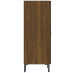 Credenza Rovere Marrone 69,5x34x90 cm in Legno Multistrato