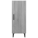 Credenza Grigio Sonoma 34,5x34x90 cm in Legno Multistrato