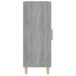 Credenza Grigio Sonoma 34,5x34x90 cm in Legno Multistrato