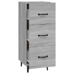 Credenza Grigio Sonoma 34,5x34x90 cm in Legno Multistrato