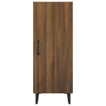 Credenza Rovere Marrone 34,5x34x90 cm in Legno Multistrato