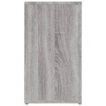 Credenza Grigio Sonoma 80x30x54 cm in Legno Multistrato