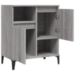 Credenza Grigio Sonoma 60x35x70 cm in Legno Multistrato