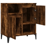 Credenza Rovere Fumo 60x35x70 cm in Legno Multistrato