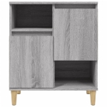 Credenza Grigio Sonoma 60x35x70 cm in Legno Multistrato