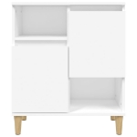 Credenza Bianca 60x35x70 cm in Legno Multistrato