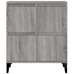 Credenza Grigio Sonoma 60x35x70 cm in Legno Multistrato