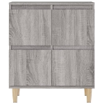 Credenza Grigio Sonoma 60x35x70 cm in Legno Multistrato