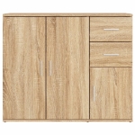 Credenza Rovere Sonoma 91x29,5x75 cm in Legno Multistrato