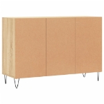 Credenza Rovere Sonoma 103,5x35x70 cm in Legno Multistrato