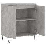 Credenza Grigio Cemento 60x35x70 cm in Legno Multistrato