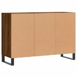 Credenza Rovere Marrone 103,5x35x70 cm in Legno Multistrato