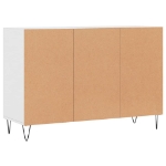 Credenza Bianca 103,5x35x70 cm in Legno Multistrato