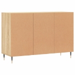 Credenza Rovere Sonoma 103,5x35x70 cm in Legno Multistrato