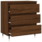 Credenza Rovere Marrone 60x35x70 cm in Legno Multistrato