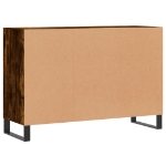 Credenza Rovere Fumo 103,5x35x70 cm in Legno Multistrato