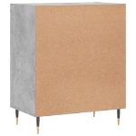 Credenza Grigio Cemento 57x35x70 cm in Legno Multistrato