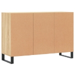 Credenza Rovere Sonoma 103,5x35x70 cm in Legno Multistrato