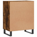 Credenza Rovere Fumo 57x35x70 cm in Legno Multistrato