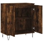 Credenza Rovere Fumo 60x35x70 cm in Legno Multistrato