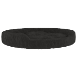 Lettino per Cani Nero 90x70x23 cm in Peluche