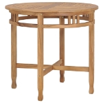 Set da Pranzo da Giardino 3 pz con Cuscini in Legno di Teak