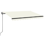 Tenda da Sole Retrattile Automatica 350x250 cm Crema