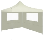 Parete con Finestre per Gazebo 4x2 m Crema