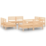 Set Divani da Giardino 8 pz in Legno Massello di Pino