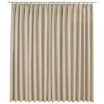 Tenda Oscurante con Ganci Beige 290x245 cm