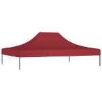 Tetto per Tendone per Feste 4x3 m Rosso Borgogna 270 g/m²