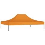 Tetto per Tendone per Feste 4x3 m Arancione 270 g/m²