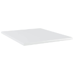 Ripiani per Libreria 8 pz Bianco Lucido 40x50x1,5 cm Truciolato