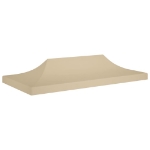 Tetto per Tendone per Feste 6x3 m Beige 270 g/m²