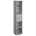 Libreria Grigio Sonoma 36x30x171 cm in Legno Multistrato