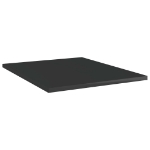 Ripiani per Libreria 8 pz Nero Lucido 40x50x1,5 cm Truciolato