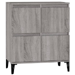 Credenza Grigio Sonoma 60x35x70 cm in Legno Multistrato