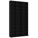 Armadietto TV Nero 102x16x177,5 cm in Legno Multistrato