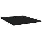 Ripiani per Libreria 8 pz Nero 40x50x1,5 cm Truciolato