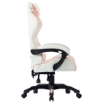 Sedia da Gaming Rosa in Similpelle